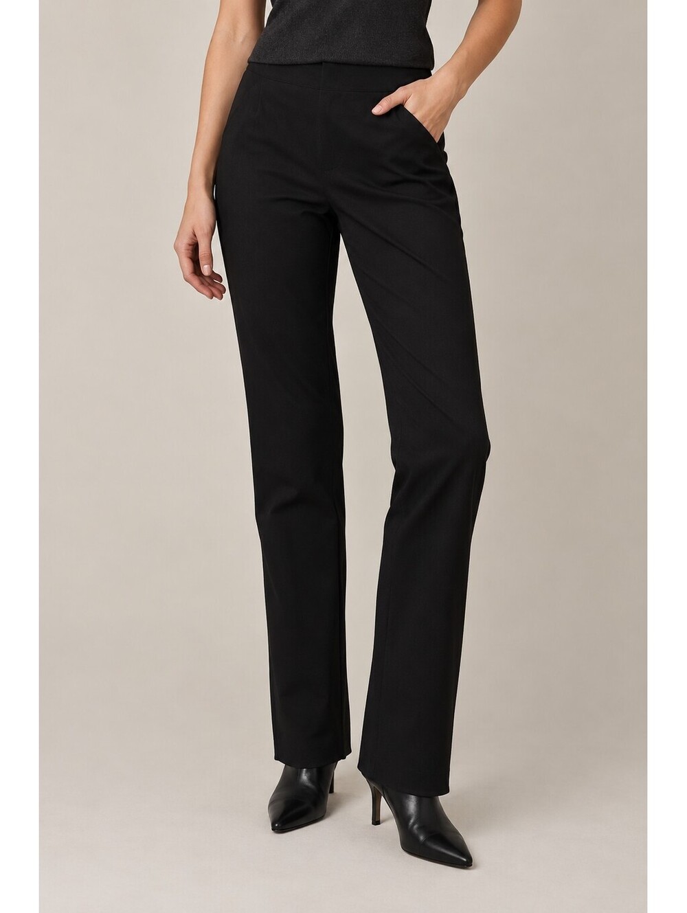 Banana Republic Ryan Black Ankle Pants US0 Wool Blend Preppy Trousers Classic